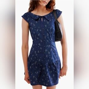 Free People Beasley Floral Minidress-SZ S